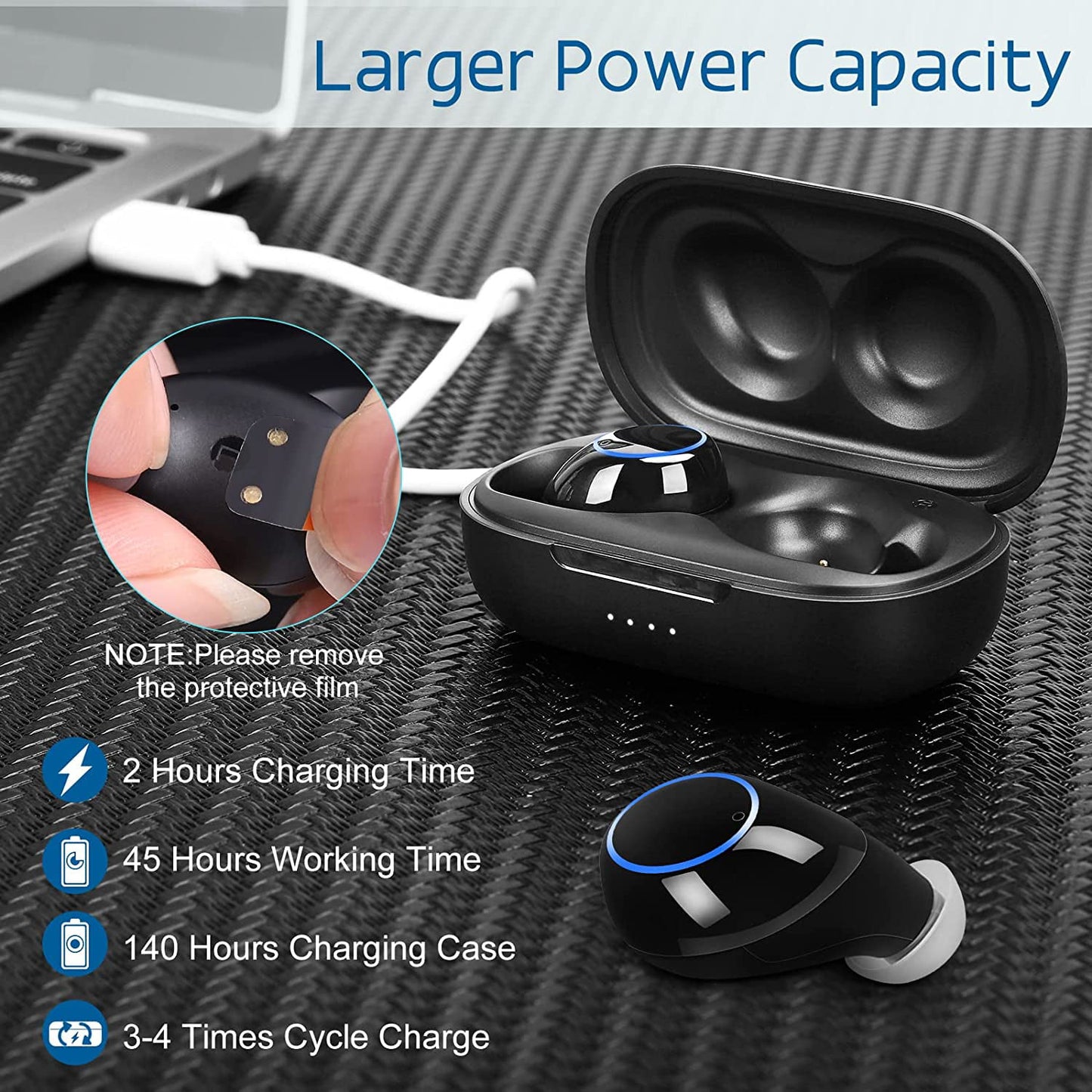 Hearing Aids for Adults and Seniors. Black. a Pair